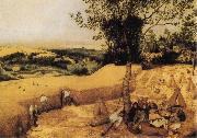 BRUEGHEL, Pieter the Younger The Corn Harvest oil painting on canvas